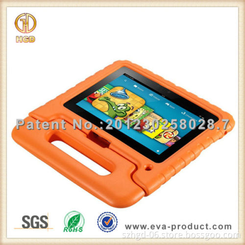 Child proof case for Amazon kindle fire tablet, EVA foam rubber bumper case and cover for kindle fire hd case
